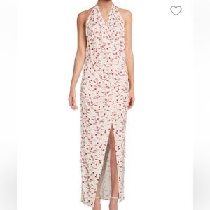 Free People Daria Graphic Maxi Dress Ivory Combo